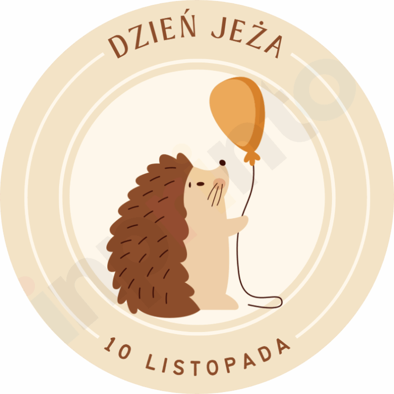 Naklejki na Dzień Jeża