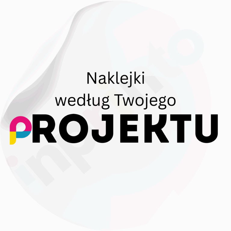 Naklejki personalizowane z logo i własnym projektem
