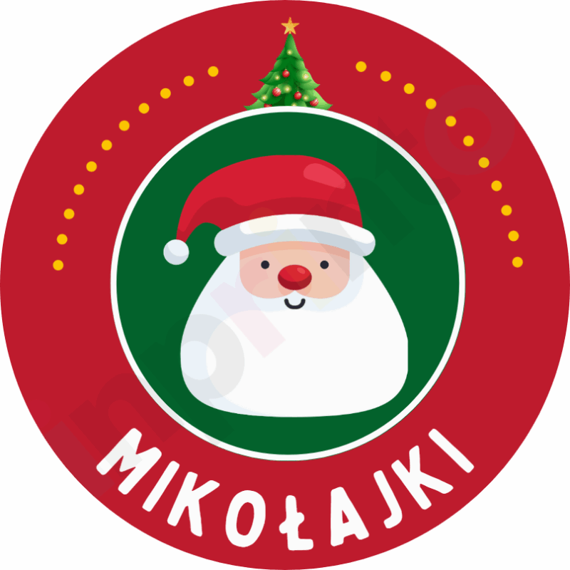 Naklejki na Mikołajki
