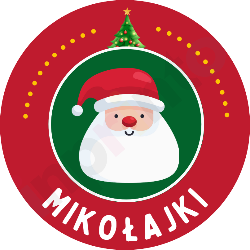 Naklejki na Mikołajki