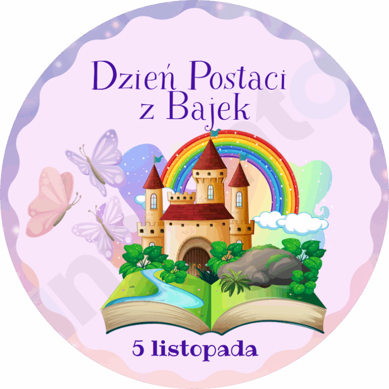 Naklejki na dzień postaci z bajek