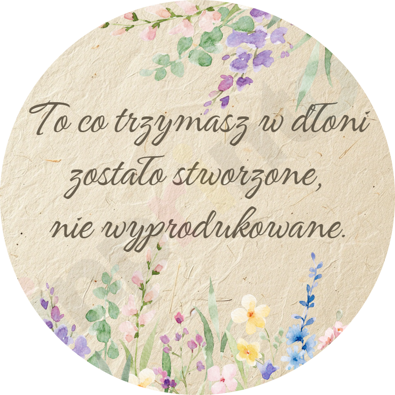 To co trzymasz w dłoni zostało stworzone, nie wyprodukowane.