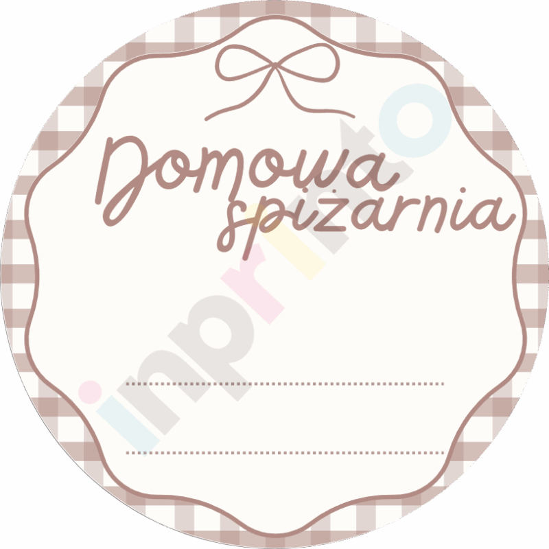 Naklejki Domowa spiżarnia krata