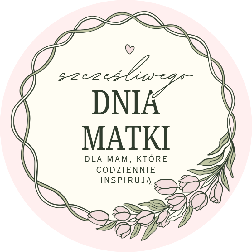 Naklejki na Dzień Mamy - Szczęśliwego Dnia Matki - pastelowe, tulipany