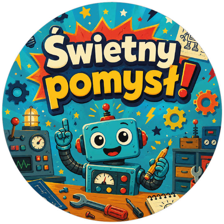 Naklejki motywacyjne dla dzieci Świetny pomysł z robotem