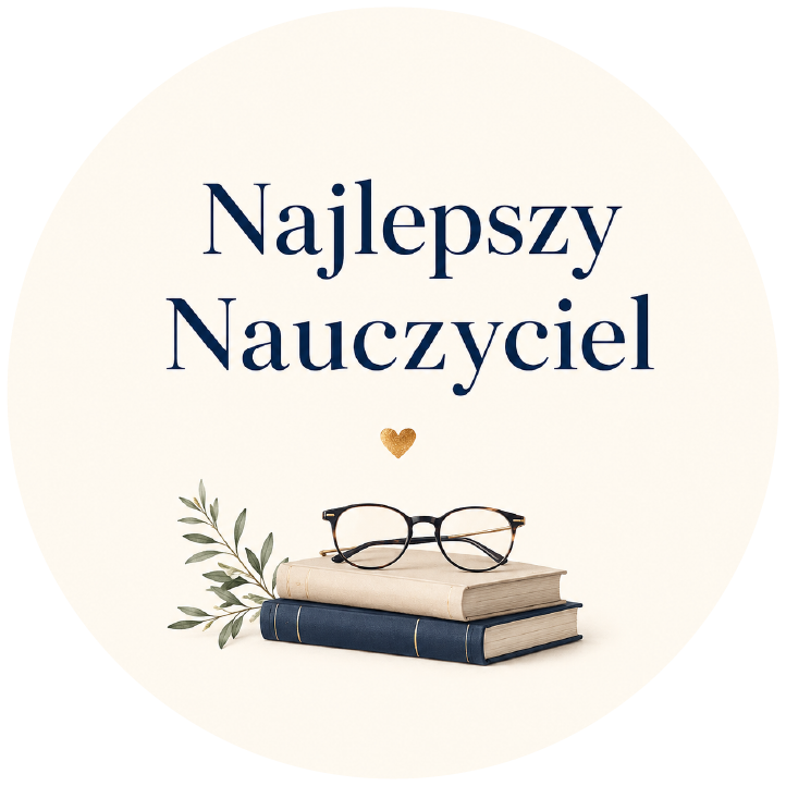 naklejki na Dzień Nauczyciela najlepszy nauczyciel eleganckie