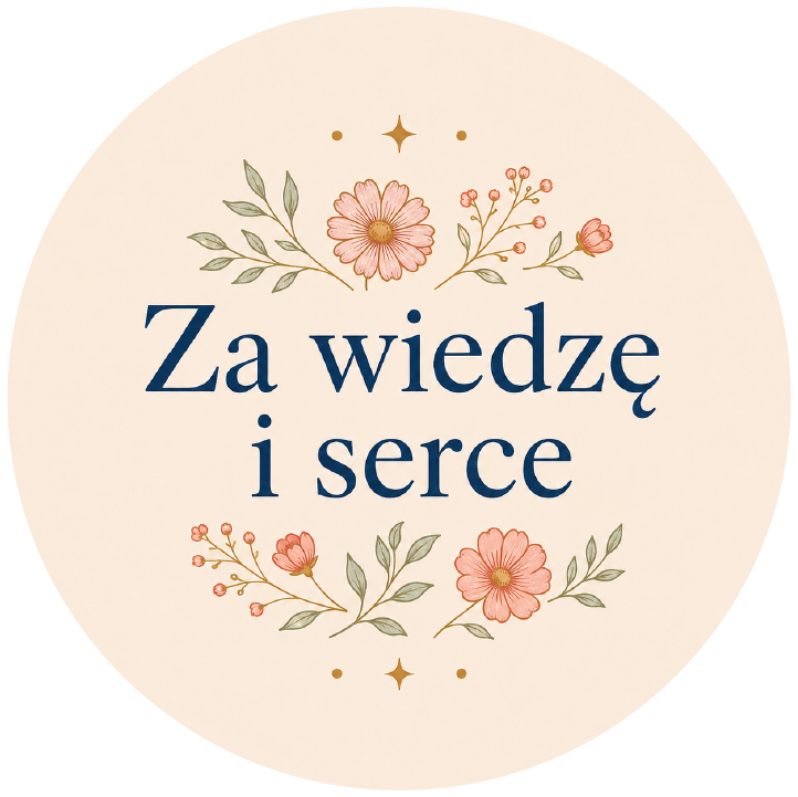 Naklejki na Dzień Nauczyciela za wiedzę i serce