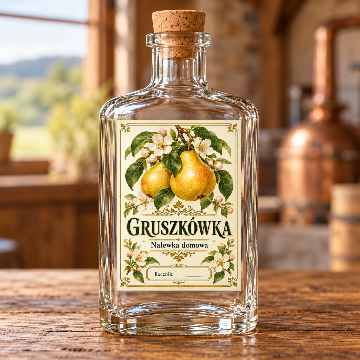 Etykiety na nalewkę – Gruszkówka - obrazek 2