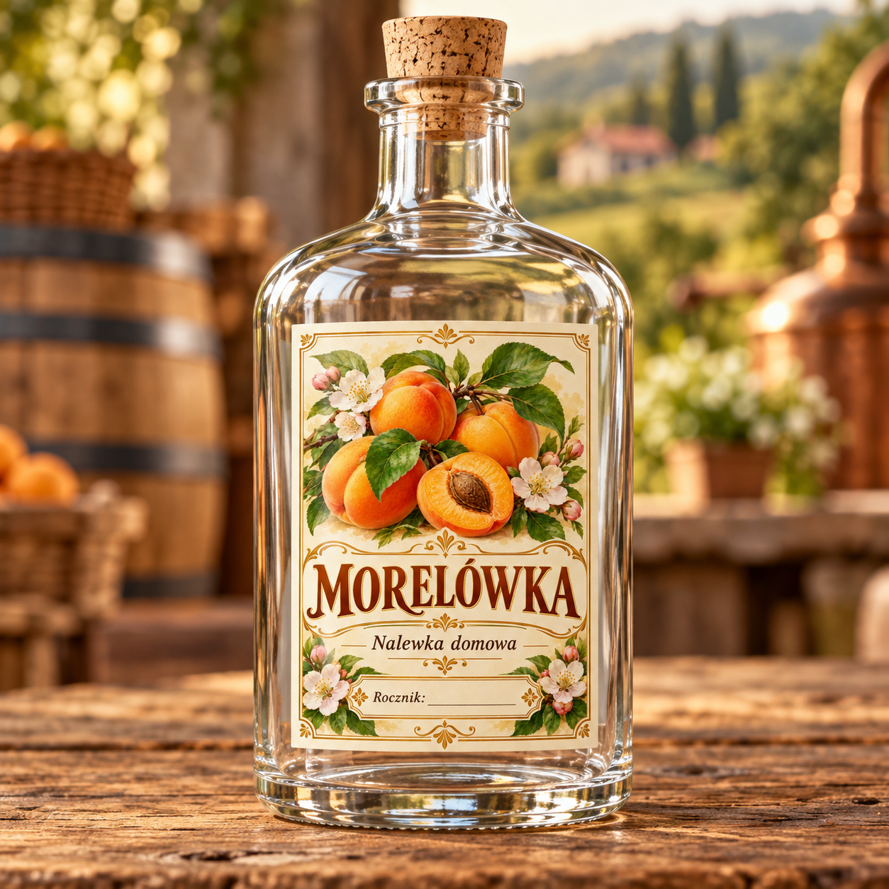 Etykiety na nalewkę – Morelówka - obrazek 2
