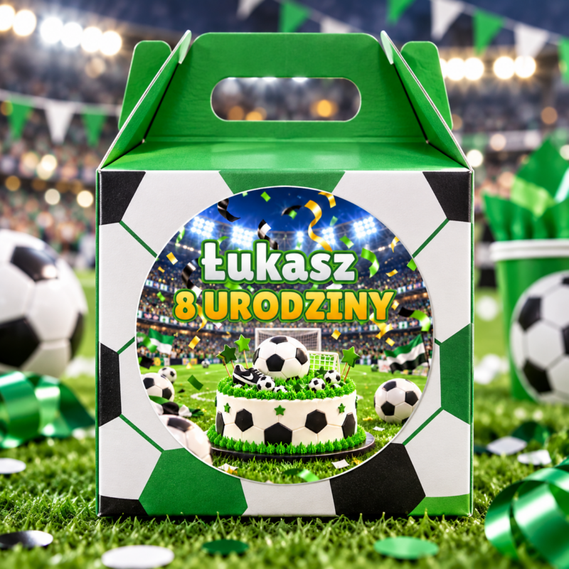 naklejki urodzinowe personalizowane piłka nożna