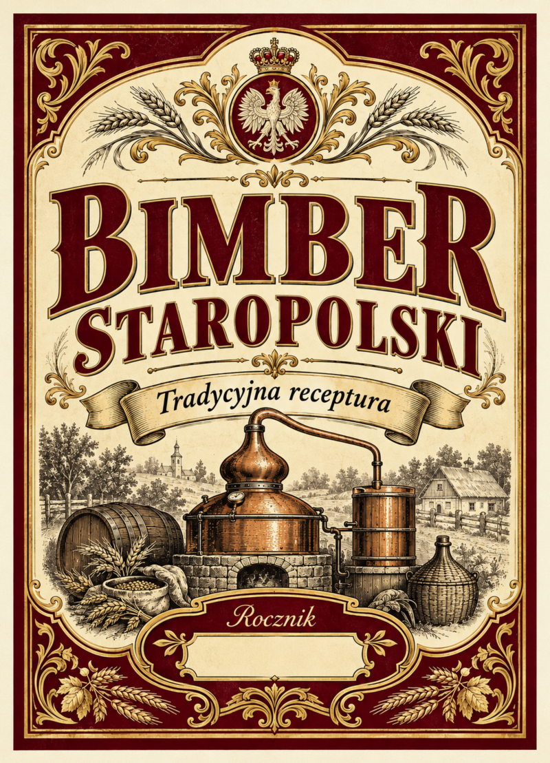 Etykiety na bimber – Bimber Staropolski