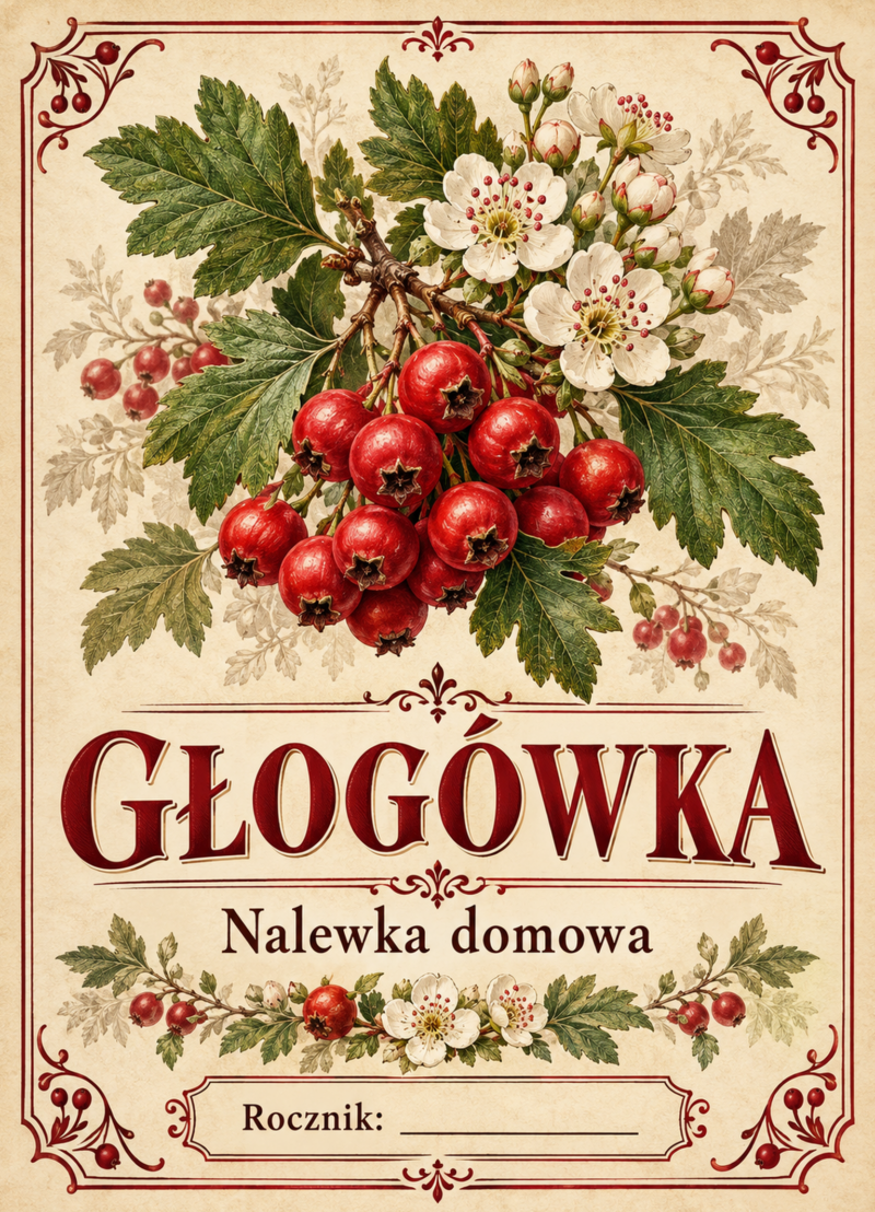 Etykiety na nalewkę – Głogówka