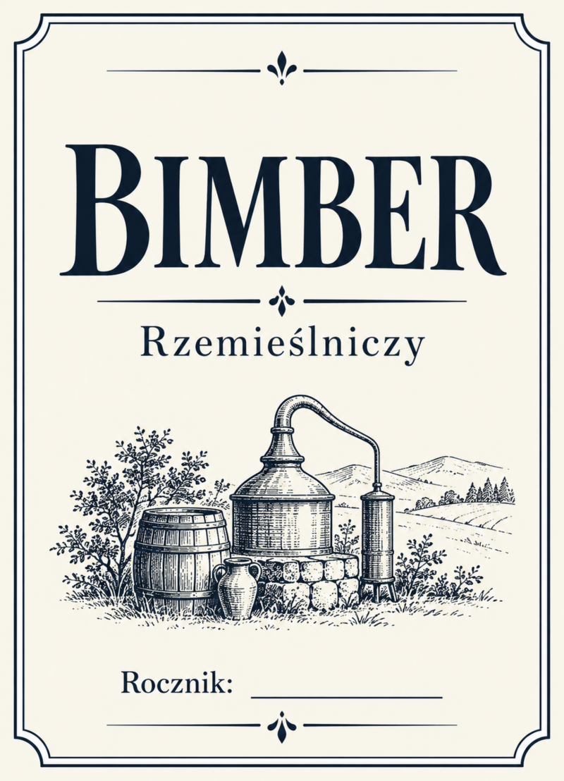 Etykiety na bimber – Bimber – Rzemieślniczy