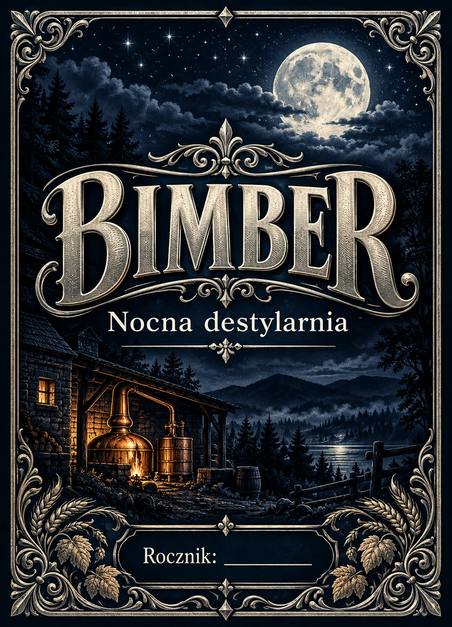 Etykiety na bimber – Bimber – Nocna destylarnia