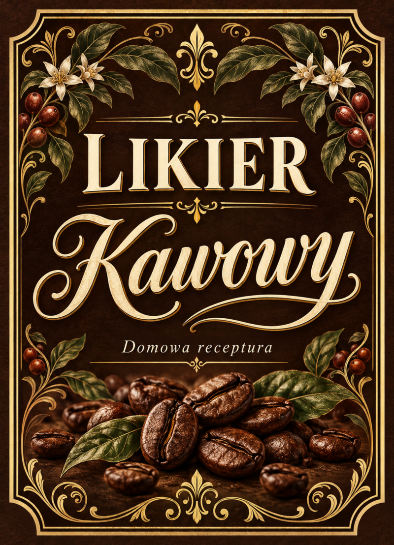 Etykiety na likier – Likier kawowy