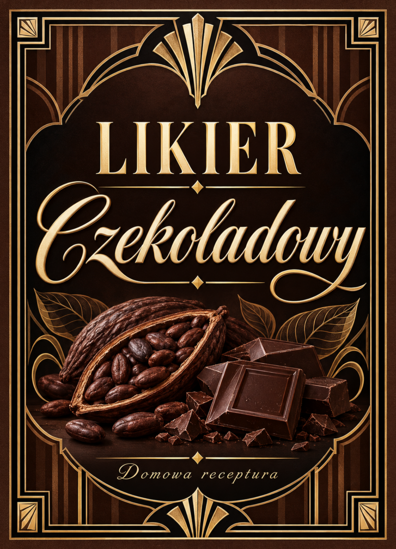 Etykiety na likier – Likier czekoladowy