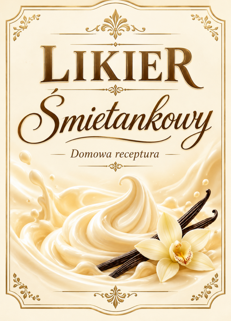 Etykiety na likier – Likier śmietankowy