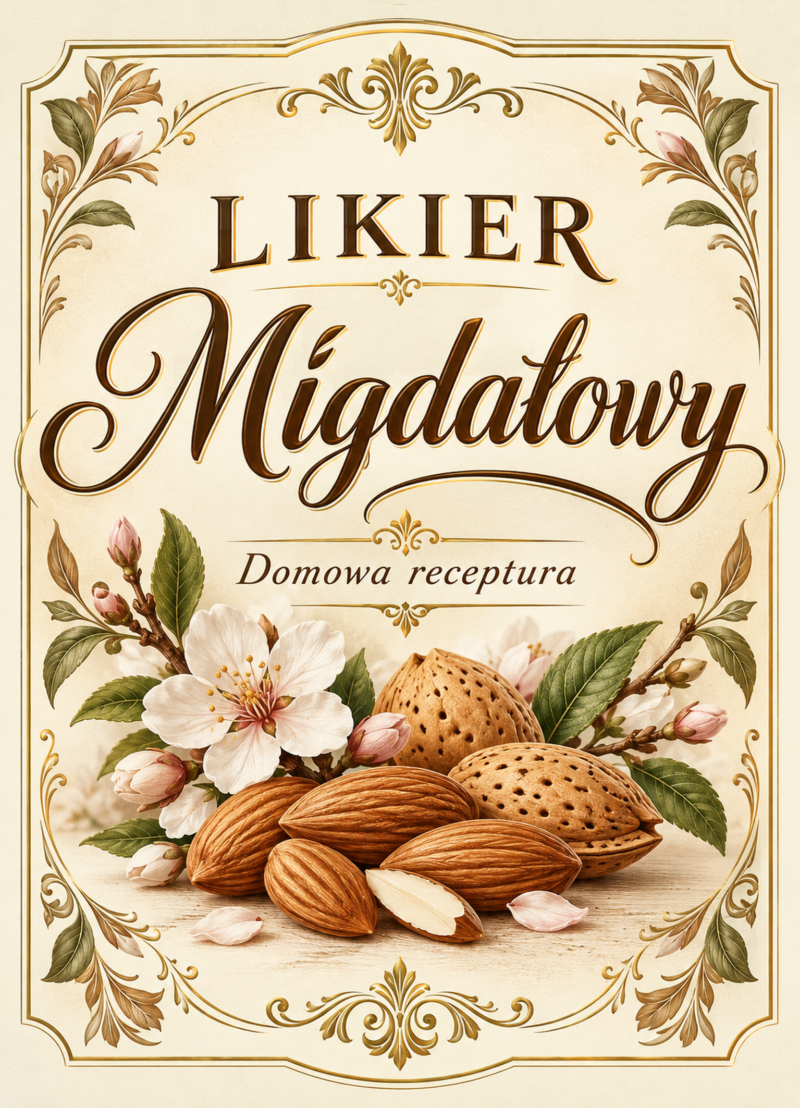 Etykiety na likier – Likier migdałowy