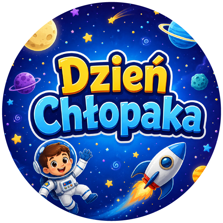 naklejki na Dzień Chłopaka kosmos i rakieta