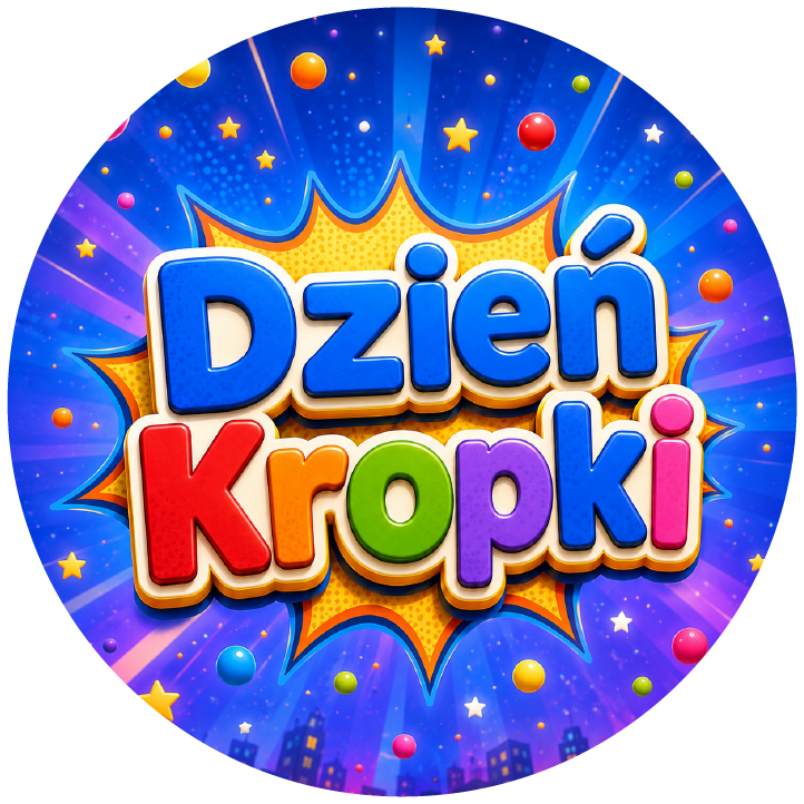 naklejki na Dzień Kropki komiksowe pop art