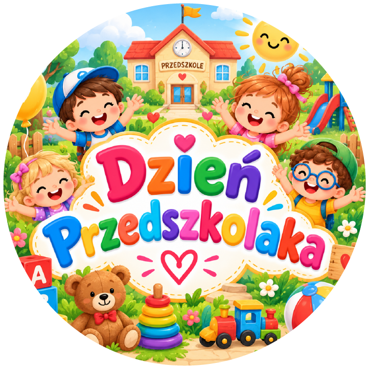 naklejki na Dzień Przedszkolaka dzieci w przedszkolu