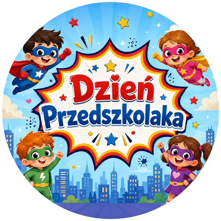 naklejki na Dzień Przedszkolaka superbohaterowie i komiks