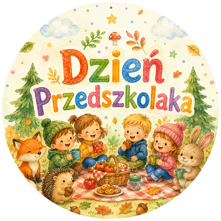 naklejki na Dzień Przedszkolaka jesienny piknik
