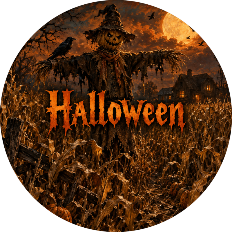 Naklejki na Halloween strach na wróble