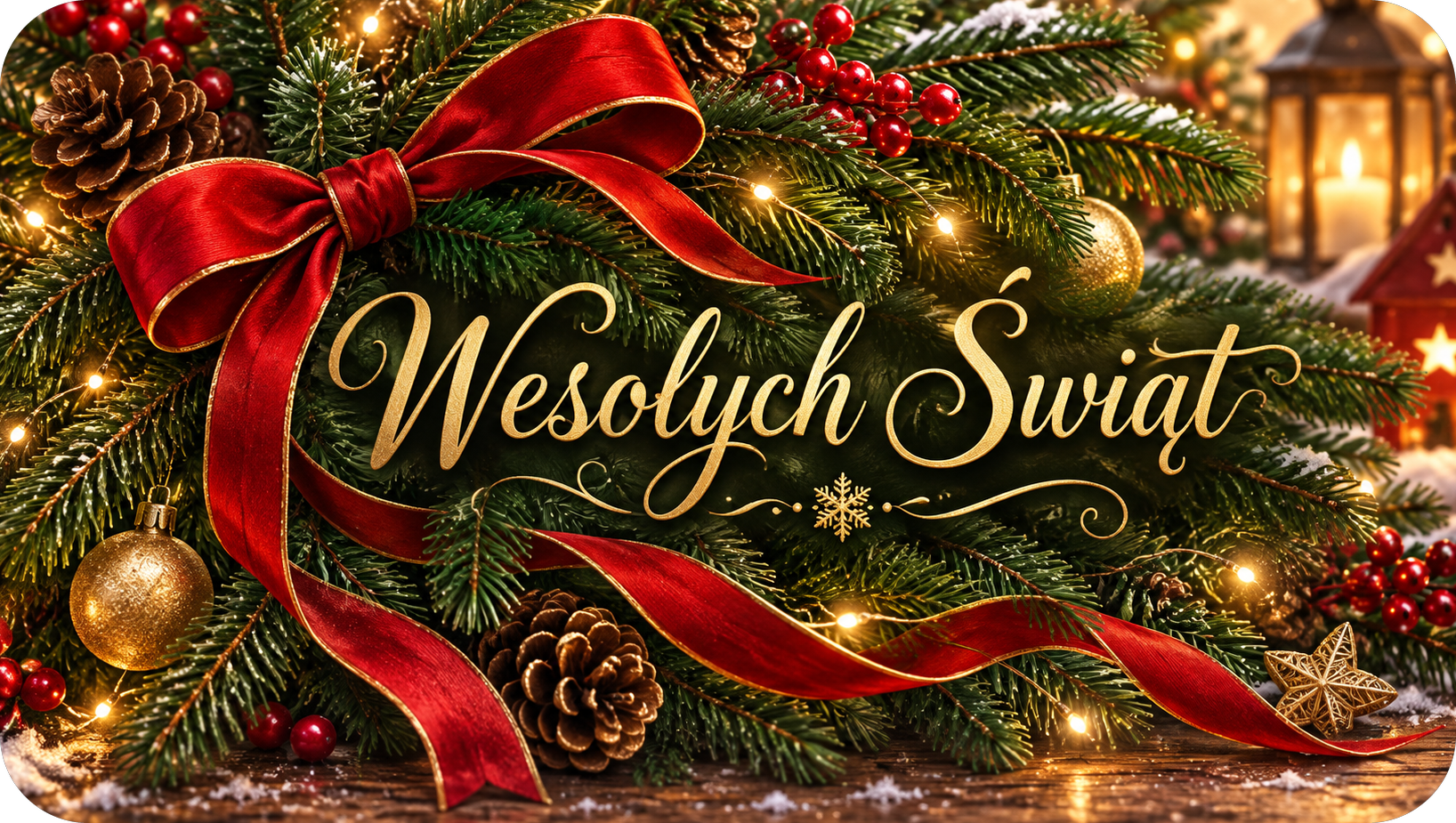 Naklejki na świece Boże Narodzenie „Wesołych Świąt” – etykiety 7×4 cm