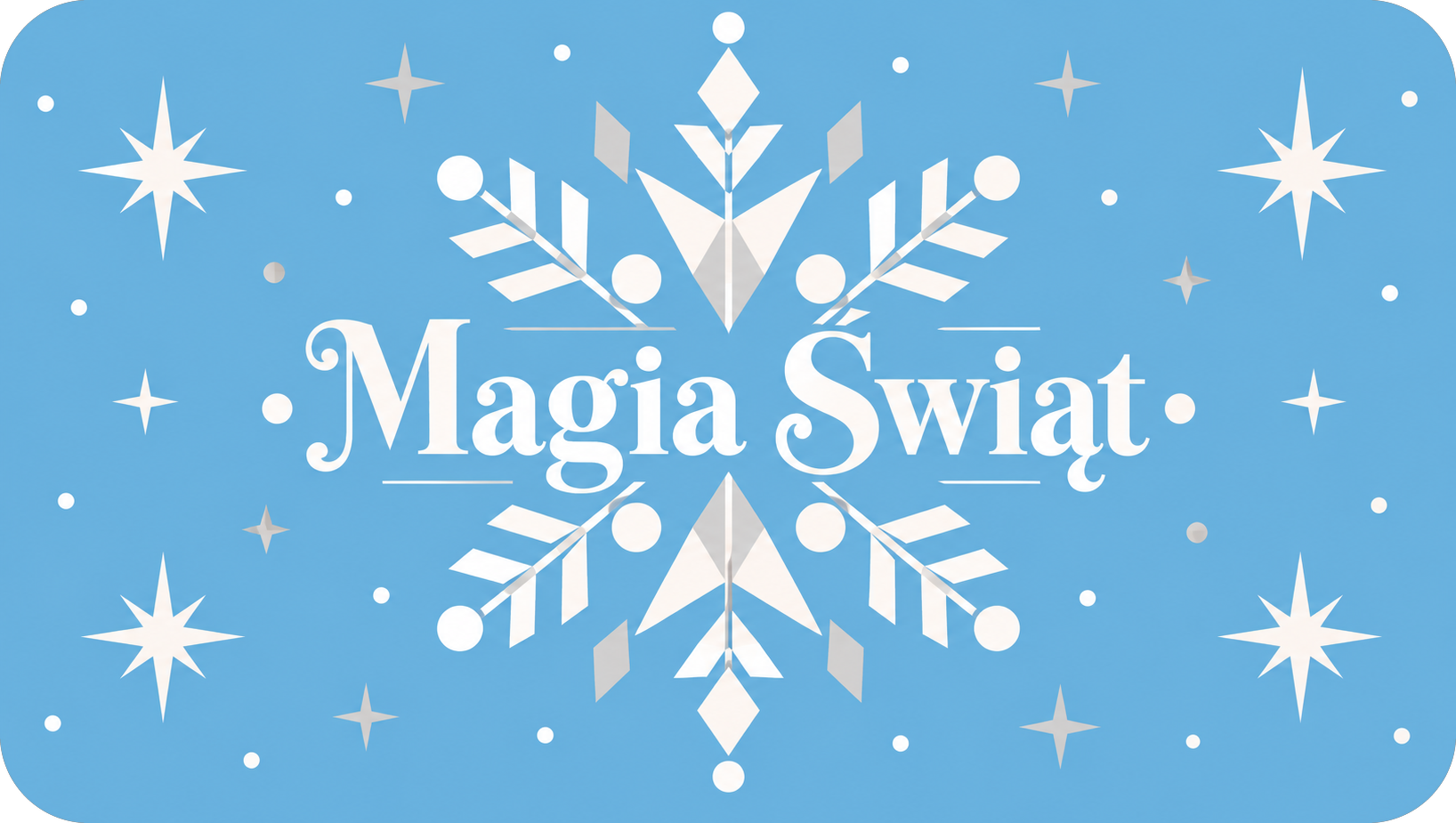 Naklejki na świece Boże Narodzenie „Magia Świąt” – etykiety 7×4 cm