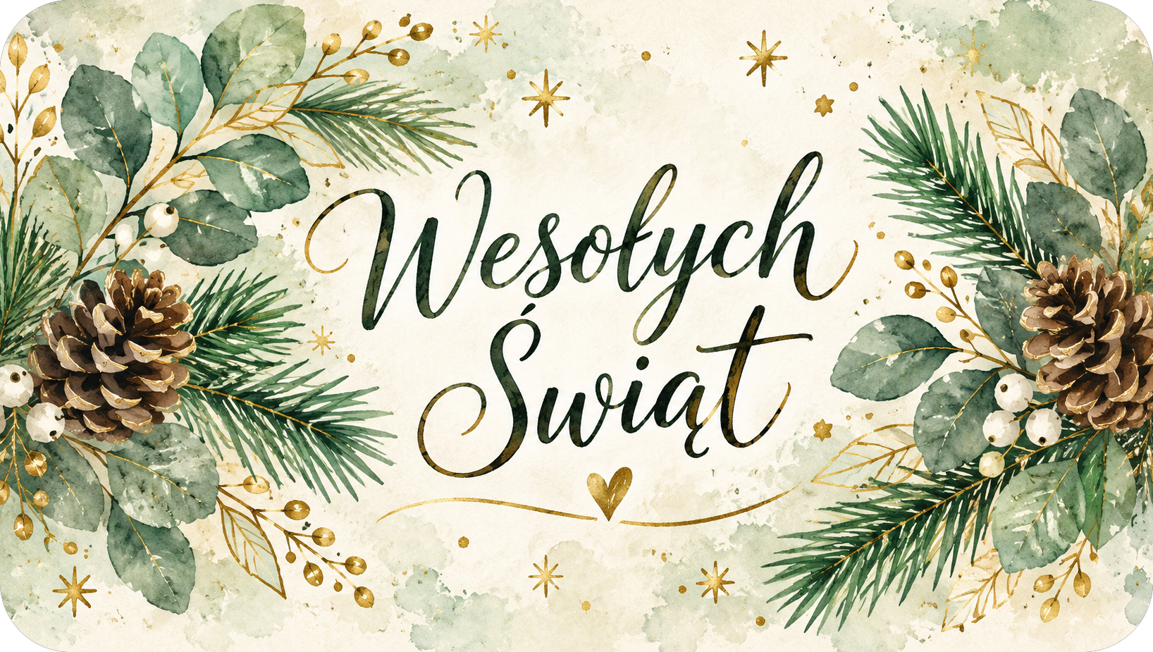 Naklejki na świece Boże Narodzenie „Wesołych Świąt” – etykiety 7×4 cm