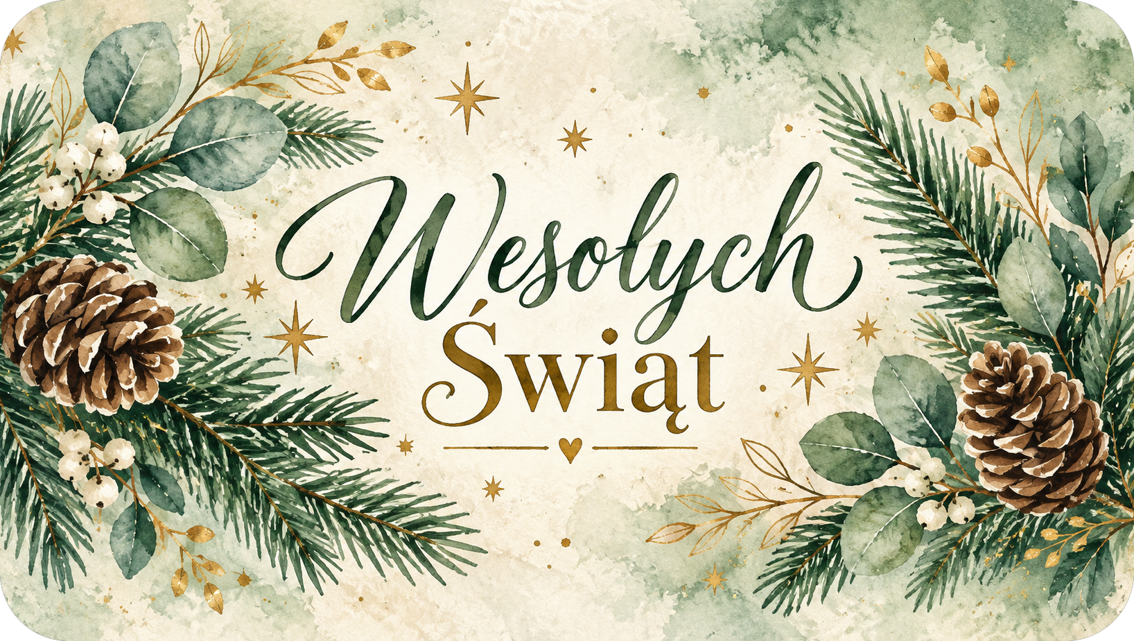 Naklejki na świece Boże Narodzenie „Wesołych Świąt” – etykiety 7×4 cm