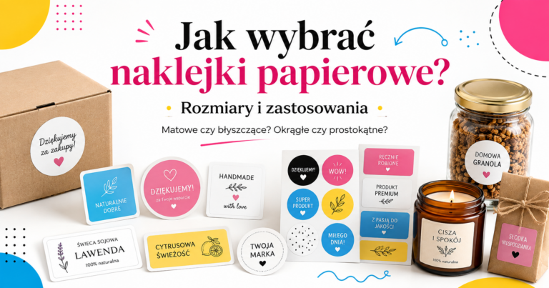 Jak wybrać naklejki papierowe InPrinto