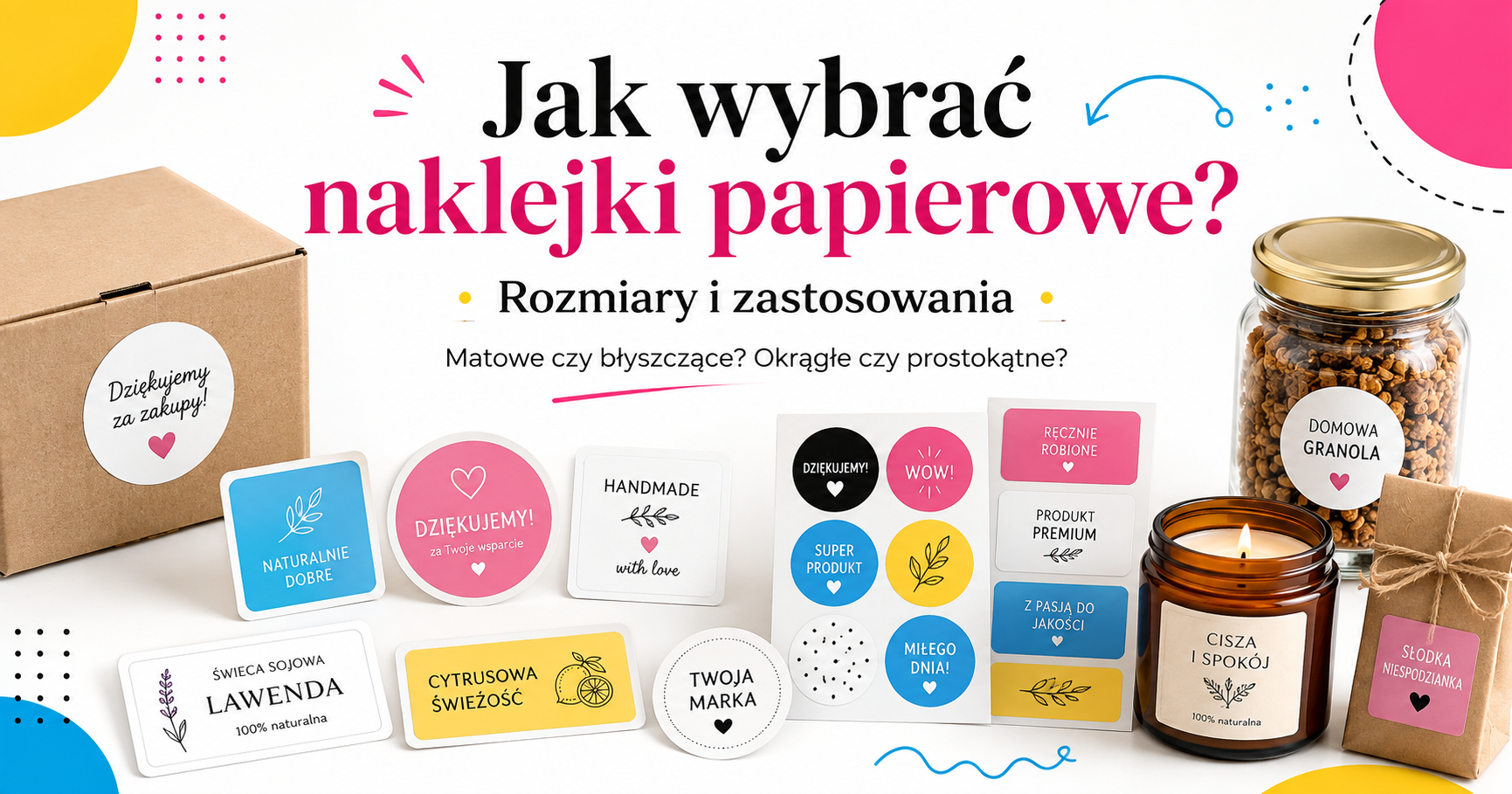 Jak wybrać naklejki papierowe InPrinto