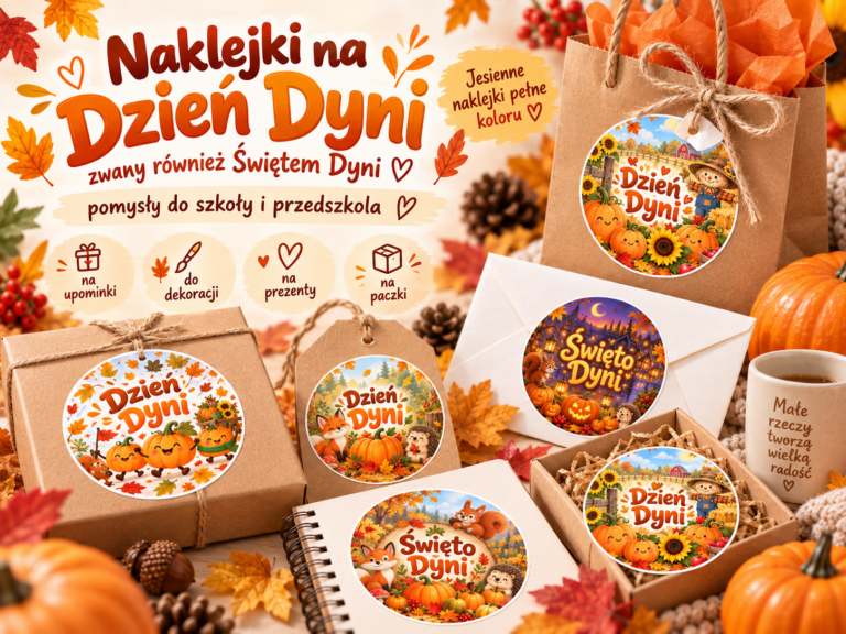 naklejki na dzień dyni
