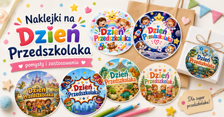 naklejki na dzień przedszkolaka